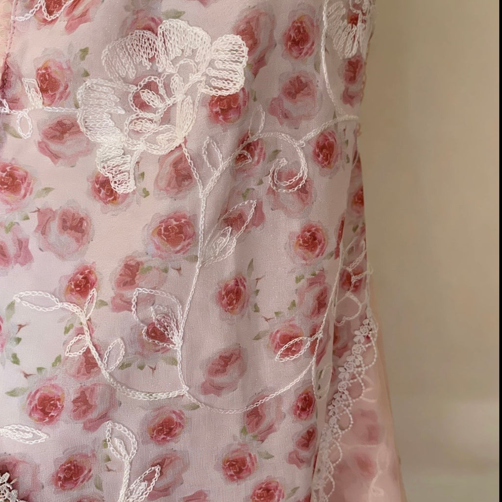 Pink Floral dress