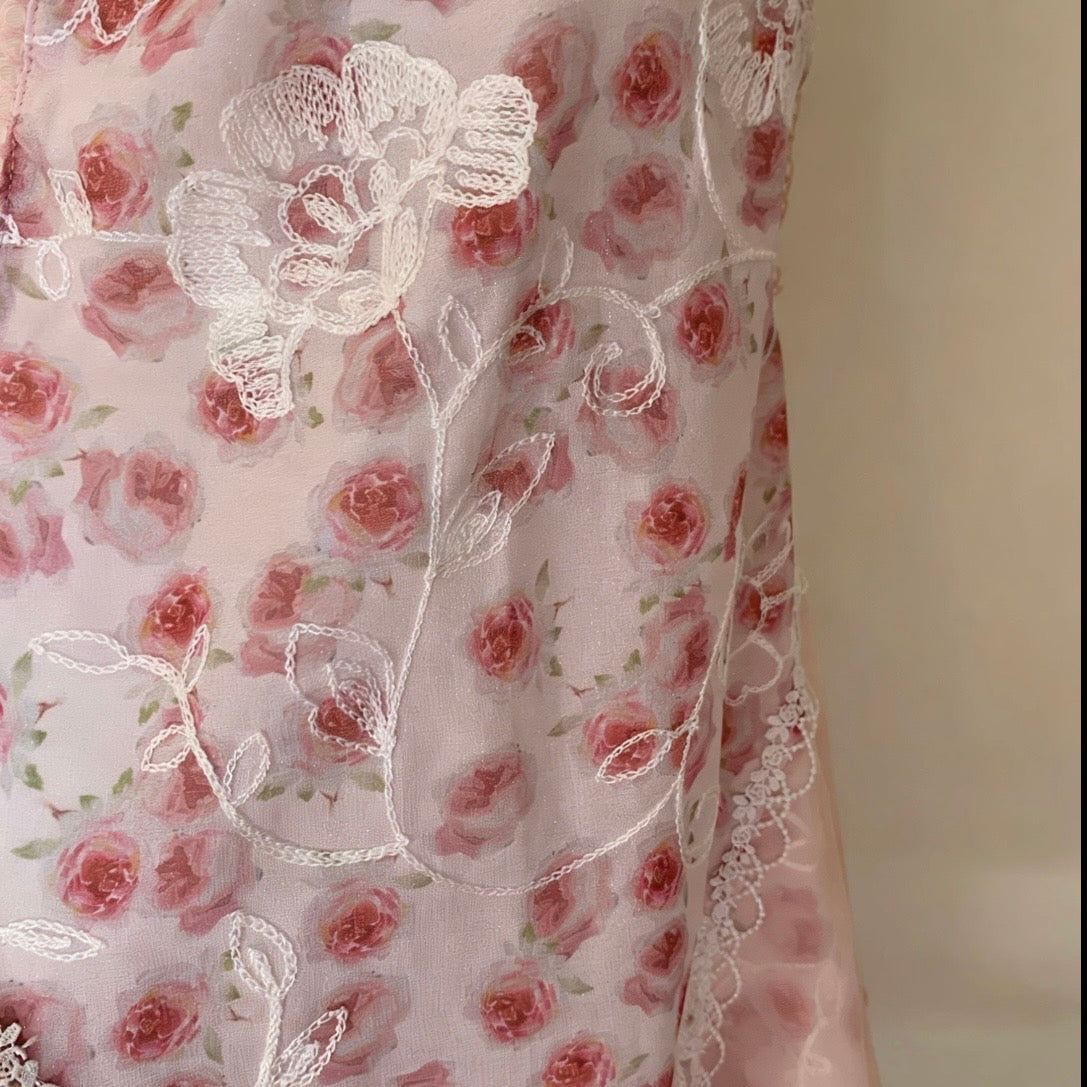Pink Floral dress