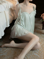 Mint Lace Trim Nightie