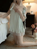 Mint Lace Trim Nightie