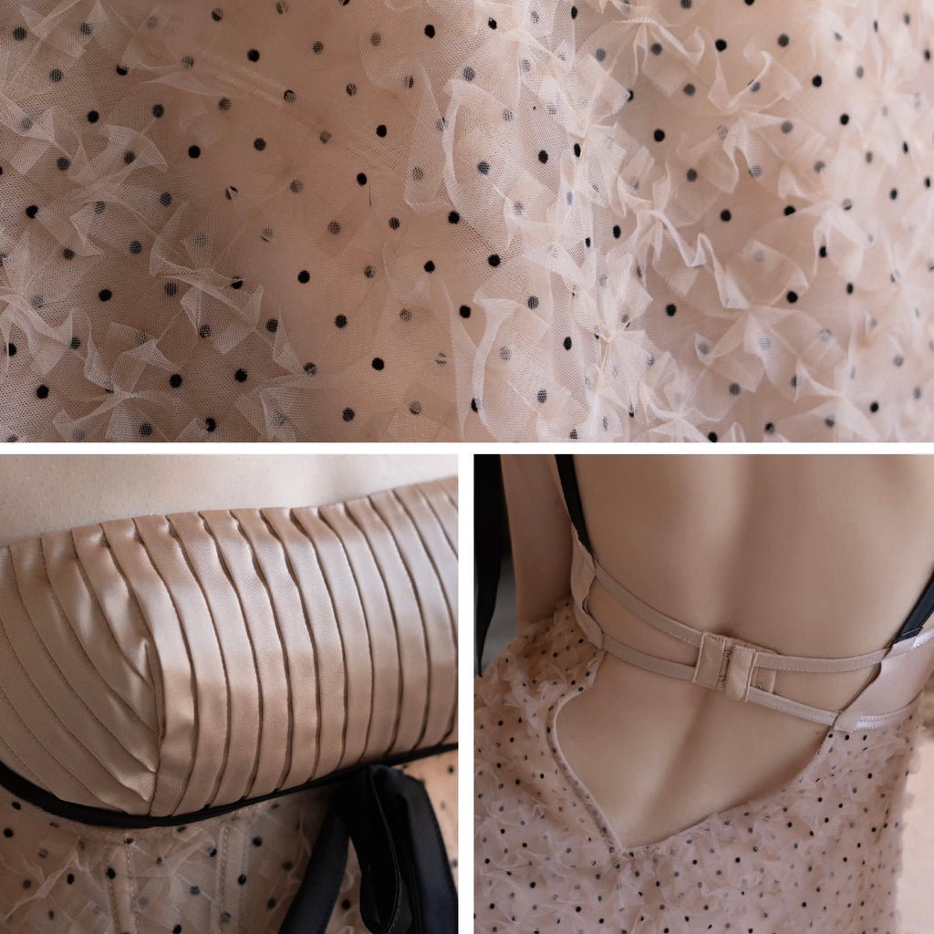 Apricot Mesh Slip Nightgown - Perfect holiday pajamas