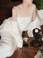 White Matching Pajama Sets