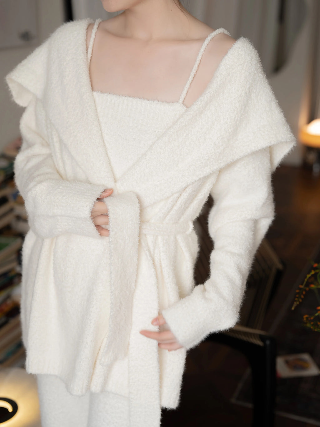 White Matching Pajama Sets