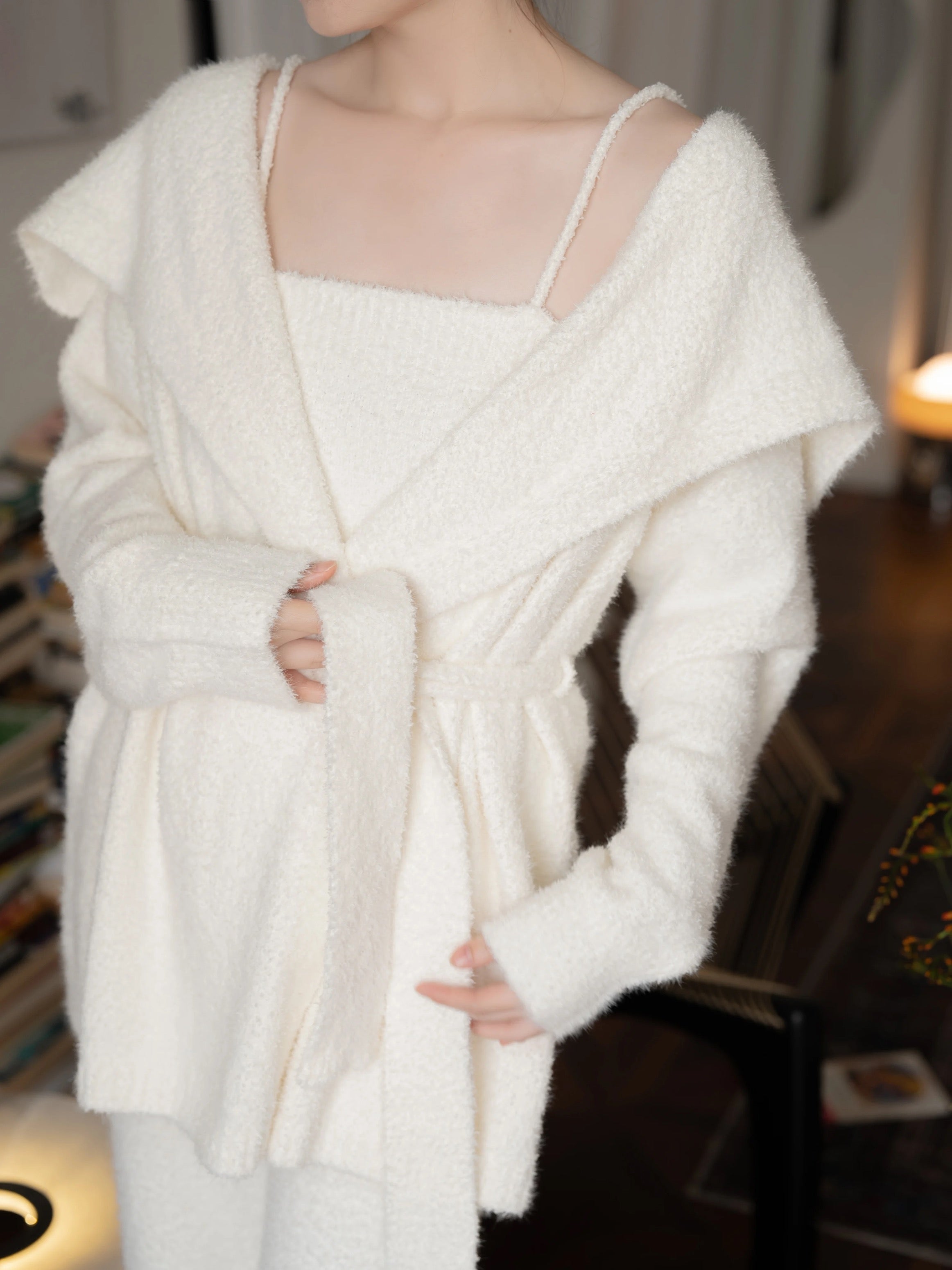 White Matching Pajama Sets
