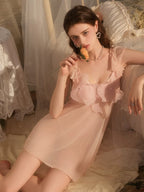 Pink Sheer Nightdress