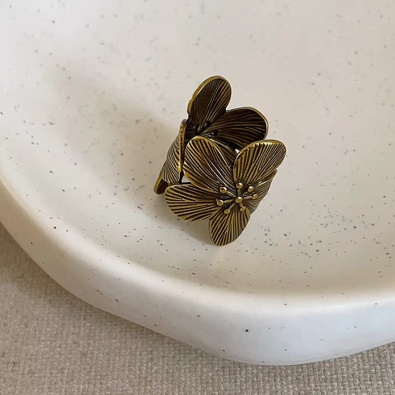 Retro Wood & Resin Cuff Bangles