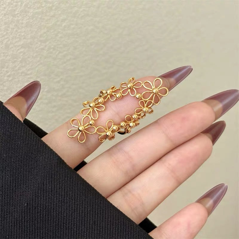 Retro Wood & Resin Cuff Bangles