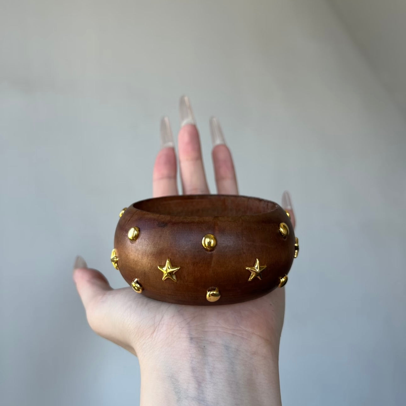 Gold & Wooden Set