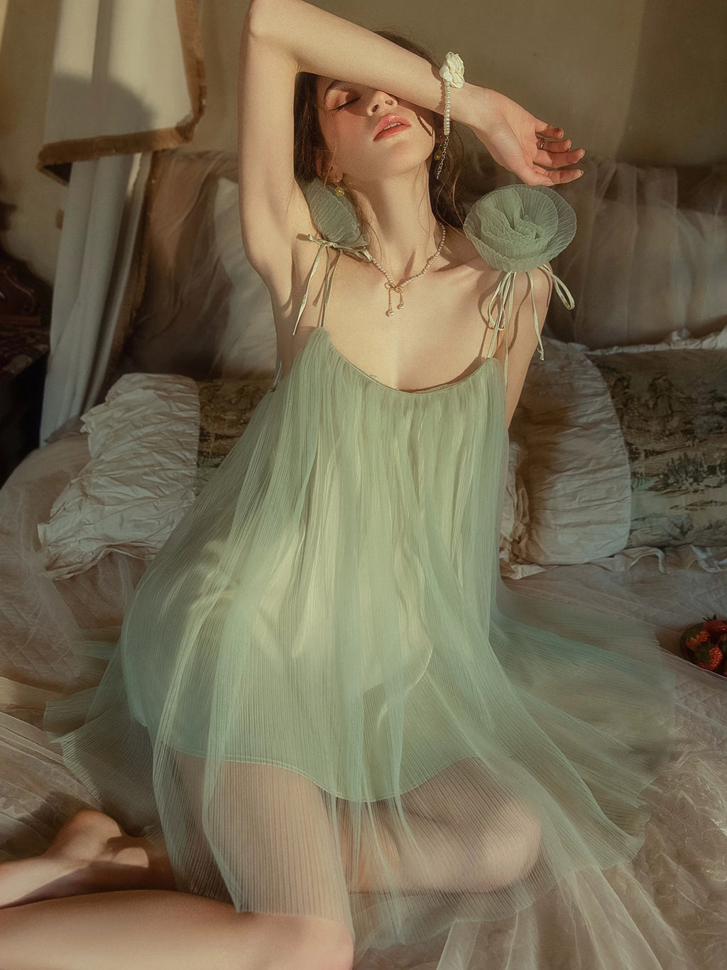 Fairy Pleated Tulle Sleepwear