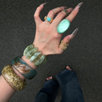 Blue & Green With Gold Set