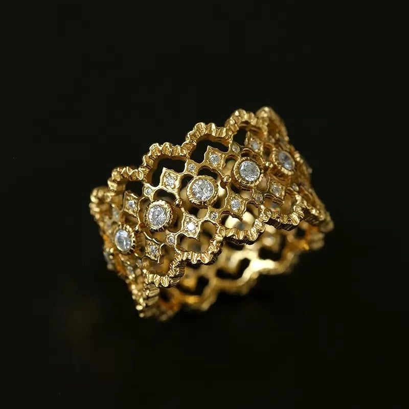 Vintage Resin Cuff Bangle Set