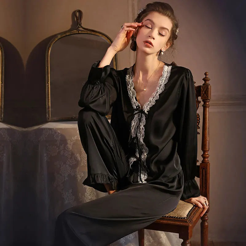 Two-piece Silk Sleepwear