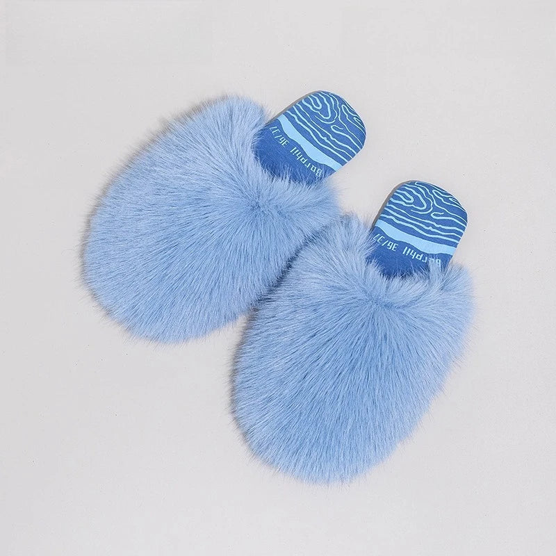 Fluffy Home Slippers