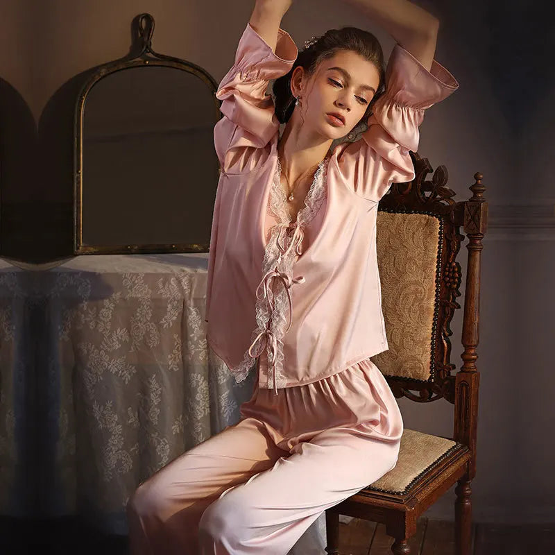 Two-piece Silk Sleepwear