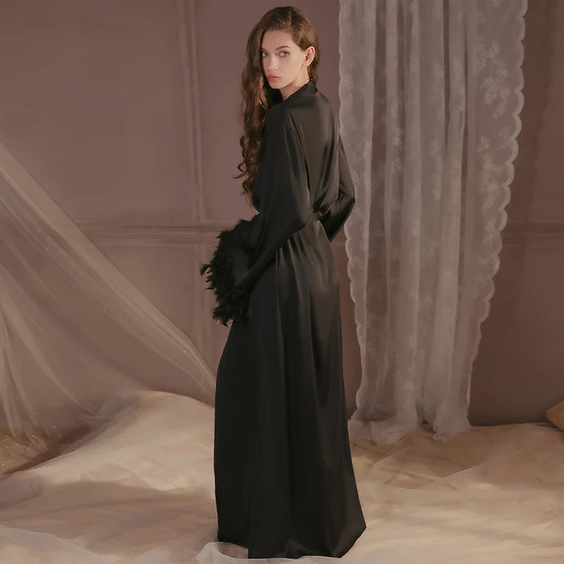 Elegant Long Sleeping Robe