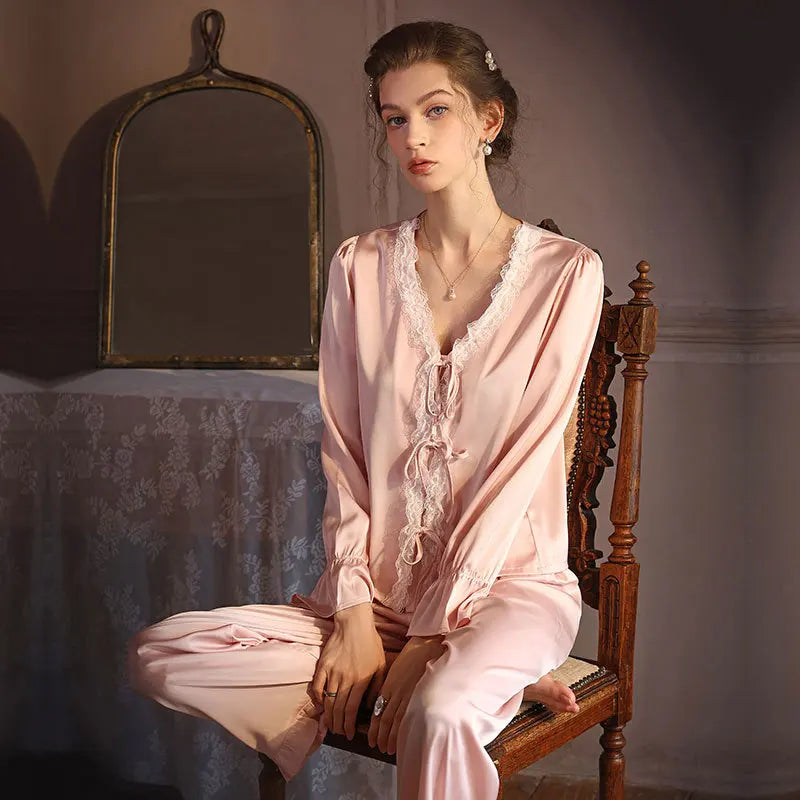 Two-piece Silk Sleepwear