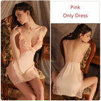 Women's Nightgown Sets Spaghetti Strap Dress