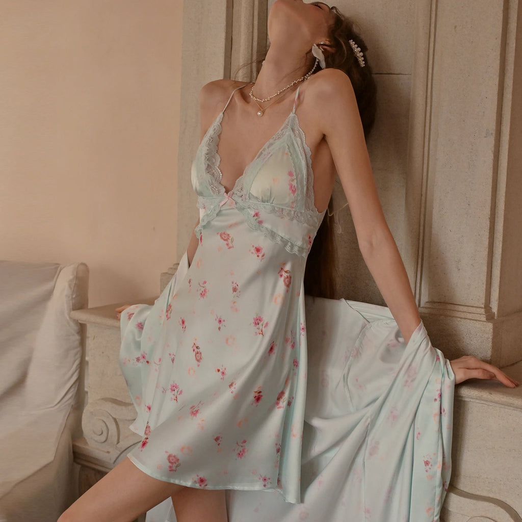 Retro Floral Nightdress