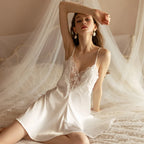 V-neck Lingerie Nightgown