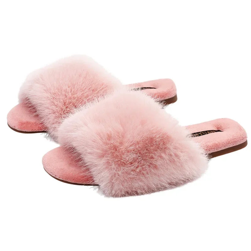Fur Slippers Indoor