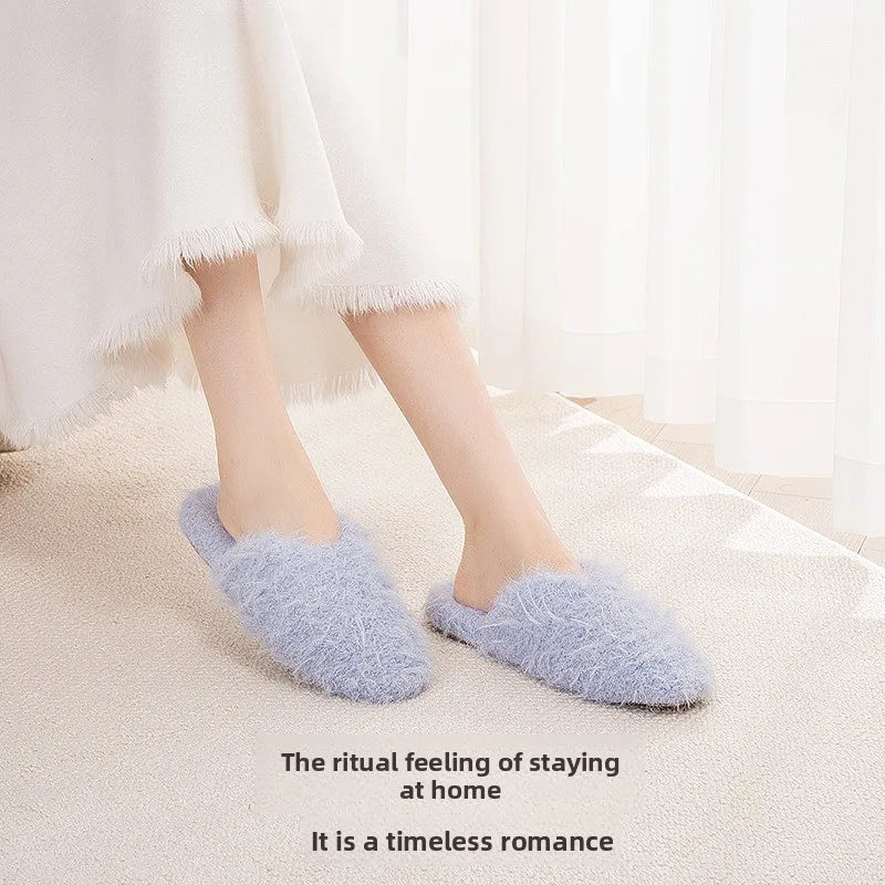 Woolen Warm Slippers with Heart