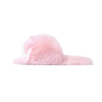Plush Bow Slippers