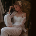 Mesh Lace Three Piece Suit Sleepwear