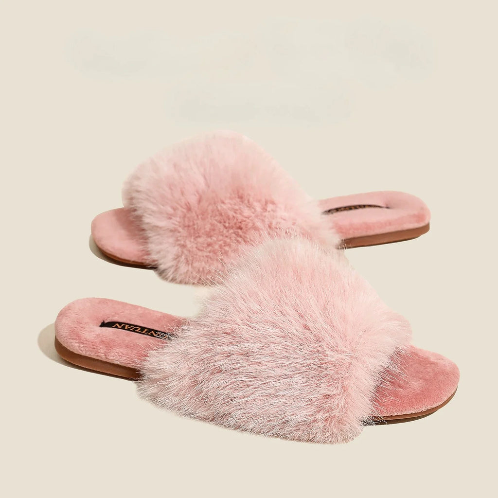 Fur Slippers Indoor