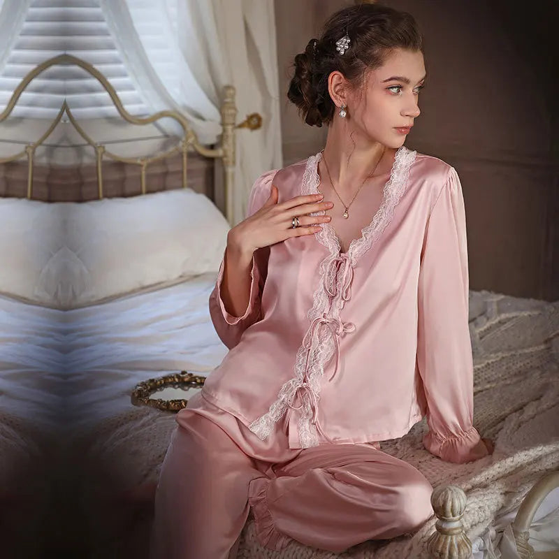 Two-piece Silk Sleepwear