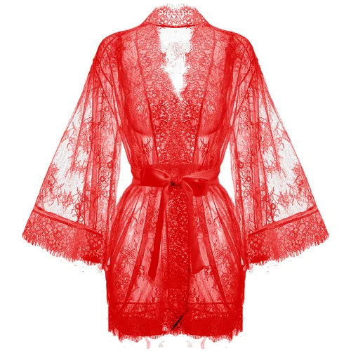 Summer Pajamas Women Evening Sexy Bathrobe