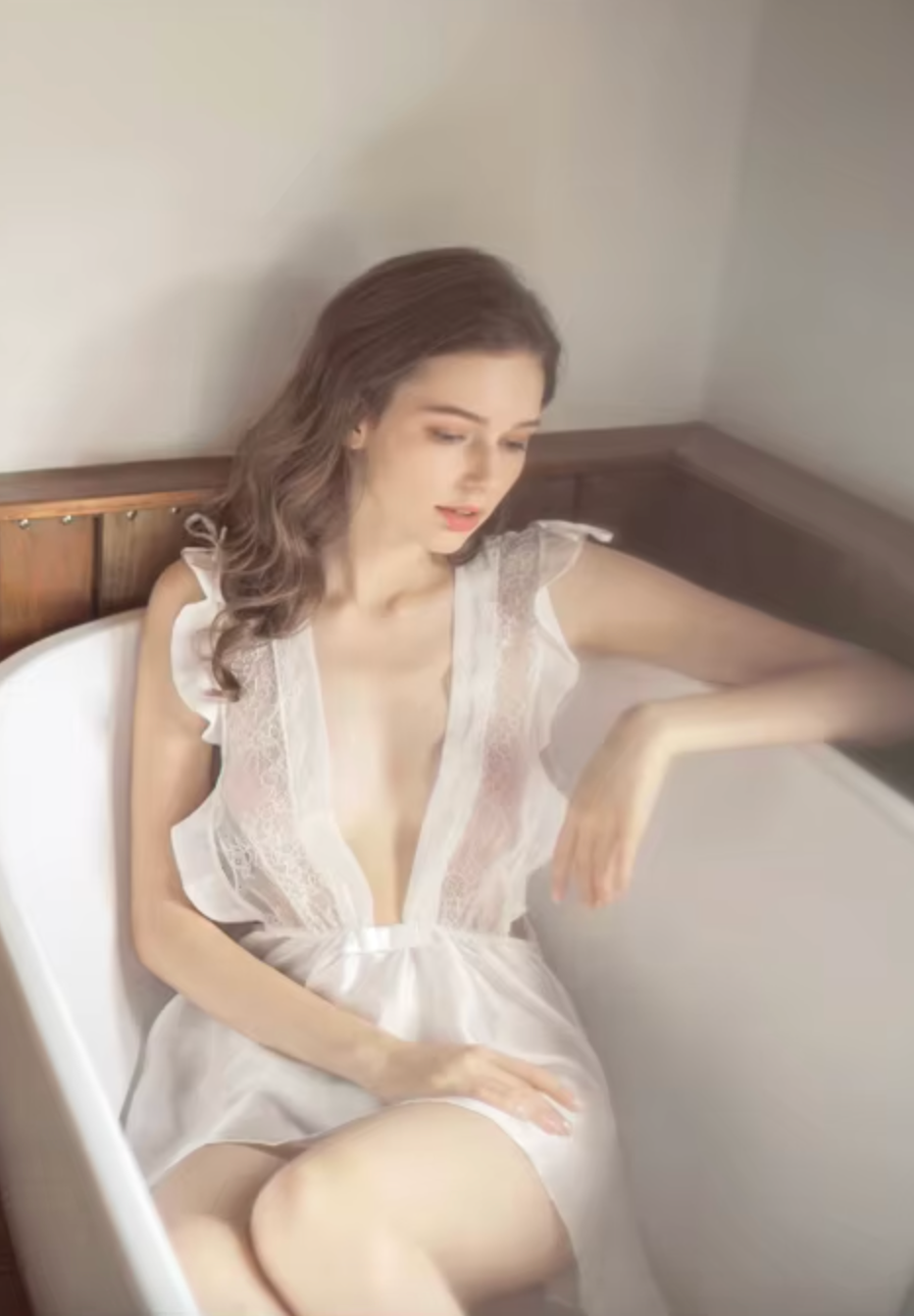 Lace Sheer Gauze NightWear
