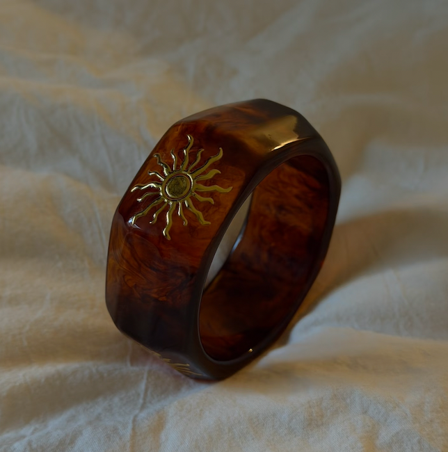 Gold & Tortoiseshell Bangle Set