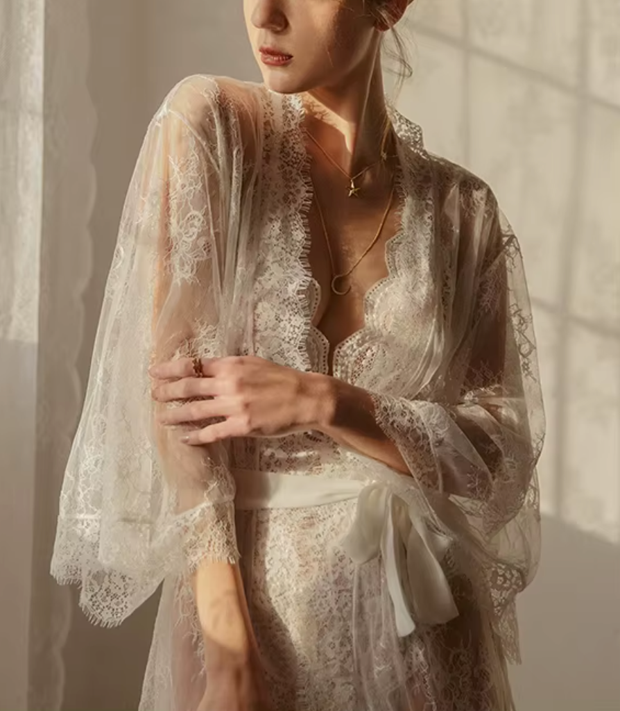 Summer Pajamas Women Evening Sexy Bathrobe