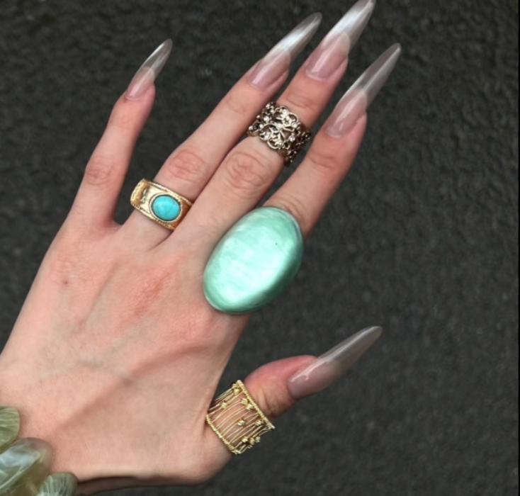 Blue & Green With Gold Set