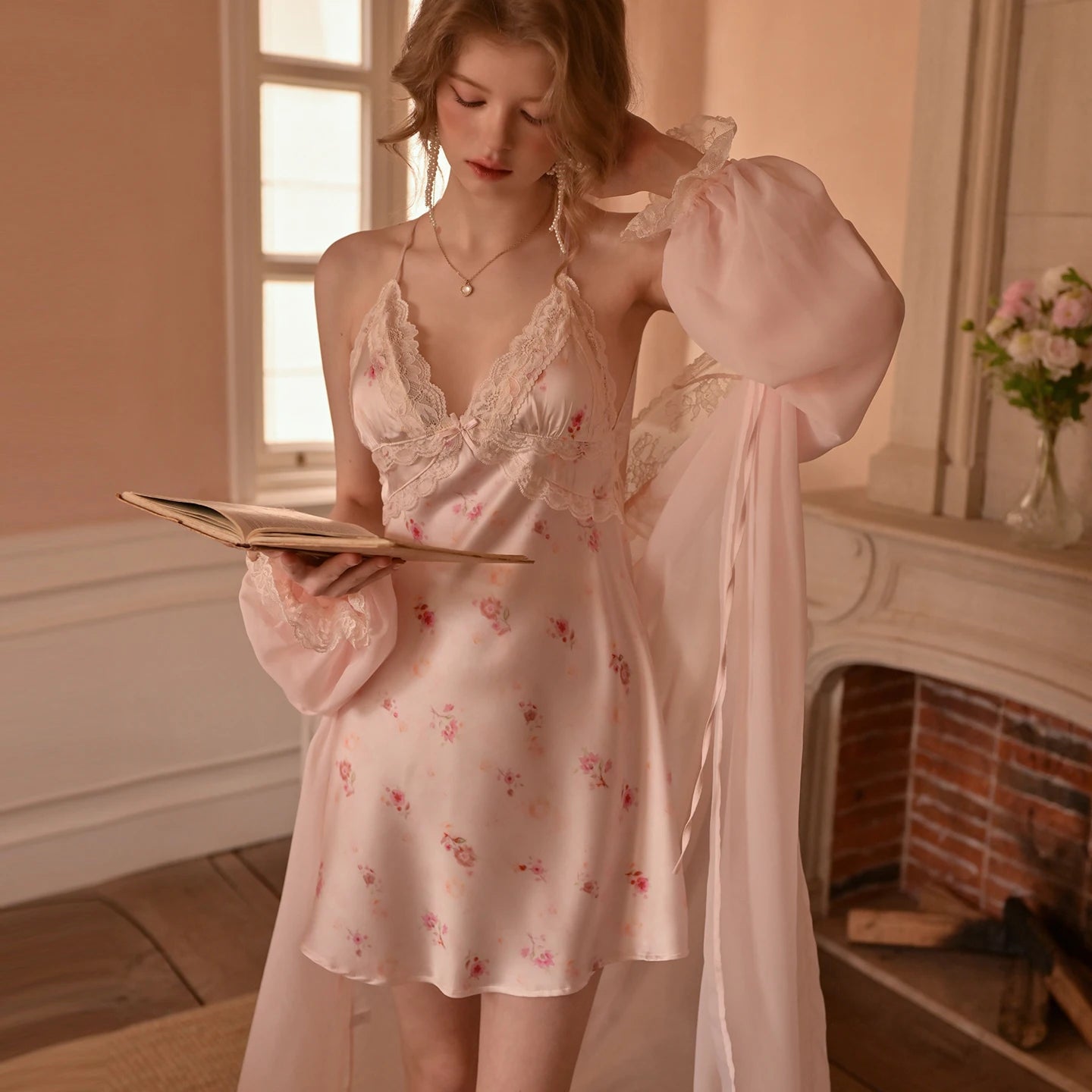Retro Floral Nightdress
