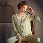 Two-piece Silk Sleepwear