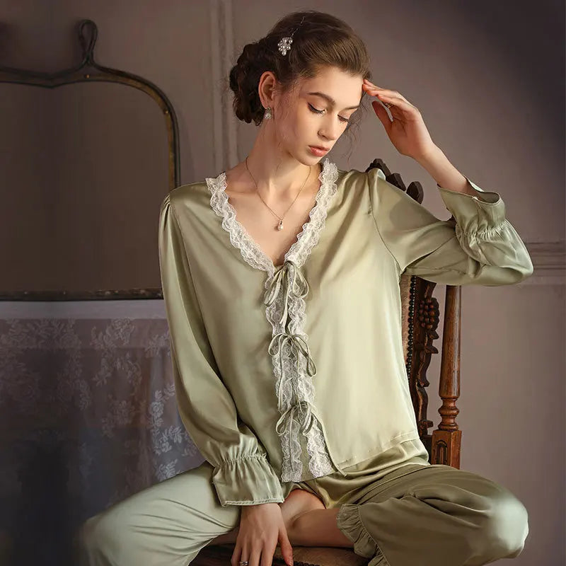 Two-piece Silk Sleepwear